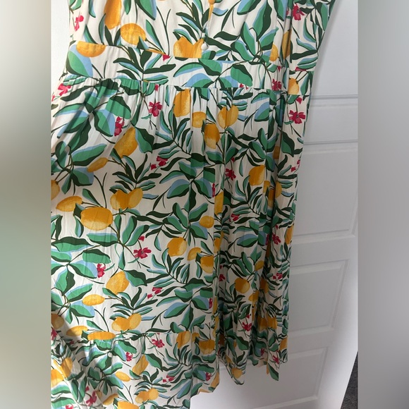Ava and Viv 3X NWT Floral Lemon ๐ Print Maxi Dress ๐ - Picture 3 of 5